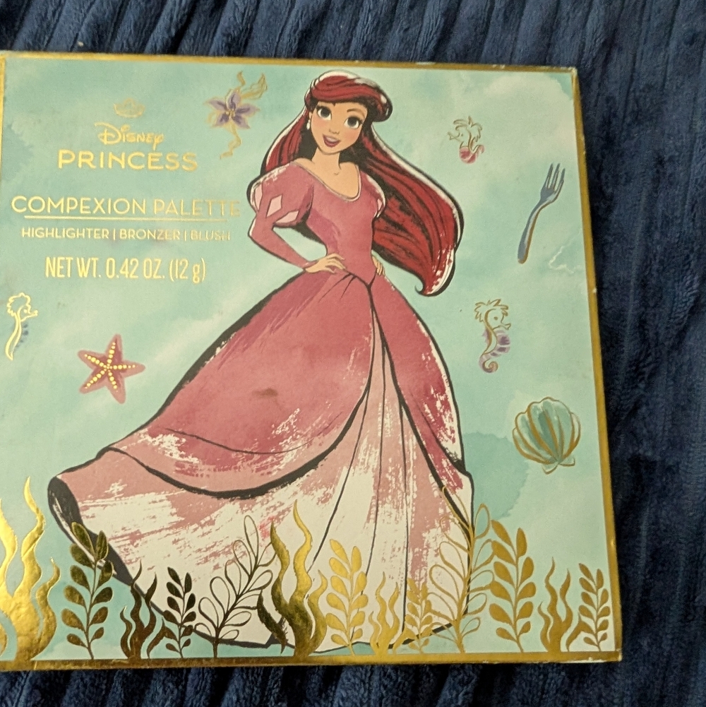 Disney Princess Ariel Complexion Palette - Pink and Gold